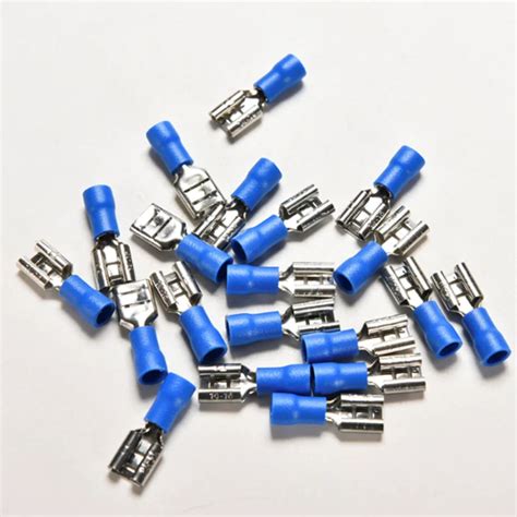 New 20pcs 14 16awg Insulated Spade Crimp Wire Cable Connector Terminal