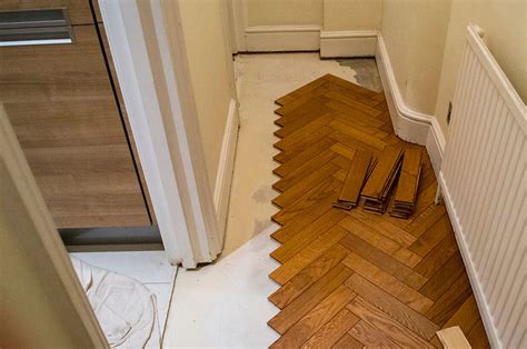 Parquet flooring can be installed glued down (using which are the most common parquet flooring patterns? 3 Oak News - Installation of Parquet Oak Flooring in ...