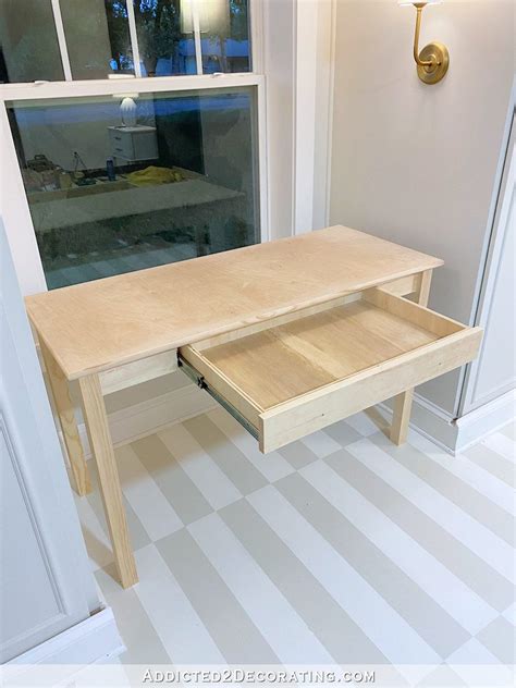 How To Build A Small Diy Writing Desk With Drawer Part 1 Style N Design