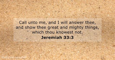 Jeremiah 333 Bible Verse Kjv