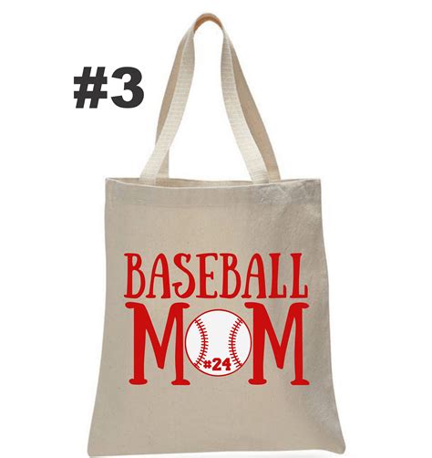 Baseball Mom Tote Bag Softbball Mom Tote Bag Team Mom T Etsy