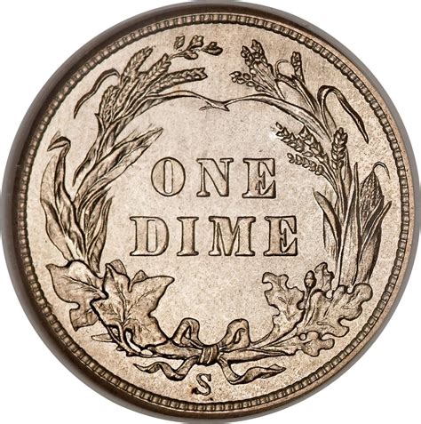 United States 1 Dime 1892 1916 Barber Dime Foreign Currency