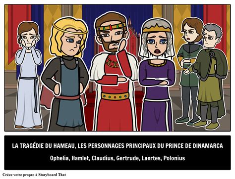 Hamlet Personnages Principaux Storyboard Von Fr Examples