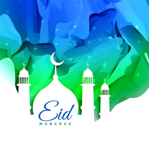 Maybe you would like to learn more about one of these? islamic eid festival greeting card design with abstract ...