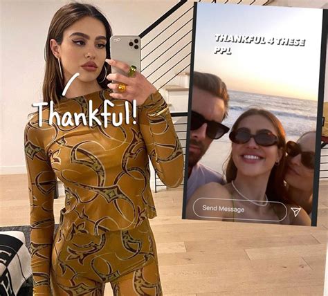 Amelia Hamlin Reveals Shes Thankful For Scott Disick In Sweet Social Media Snap Look