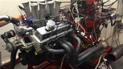 Small Block Chevy 427 Stroker W8 Stack Efi Dyno Test Youtube