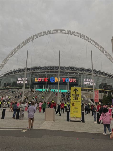 The Front Of Wembley For LOVE ON TOUR Love On Tour Tours Wembley