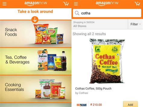When one food delivery app was tied with another (same average score) we broke the tie by giving preference to the app with more total reviews. Amazon Now 2-Hour Deliveries Launched in Bengaluru With ...