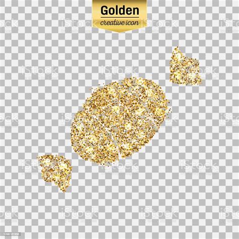 Gold Glitter Vector Icon Stock Illustration Download Image Now Art