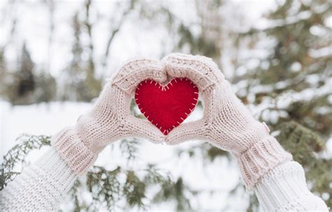 Heart Winter Wallpapers Top Free Heart Winter Backgrounds