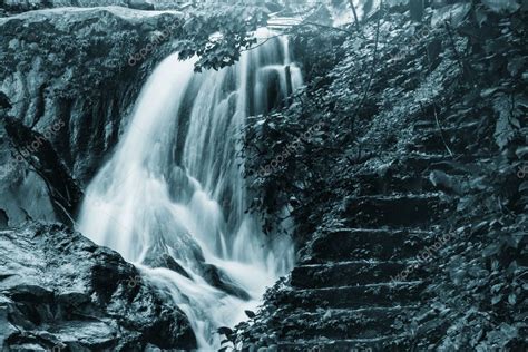 Waterfall In Indonesian Jungle — Stock Photo © Kamchatka 125918618