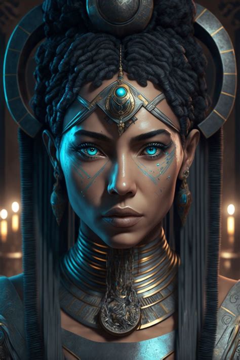 Ancient Egypt Goddess In Fantasy Art Women Egypt Concept Art Egyptian Goddess Art