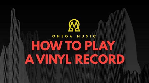 How To Play A Vinyl Record Youtube