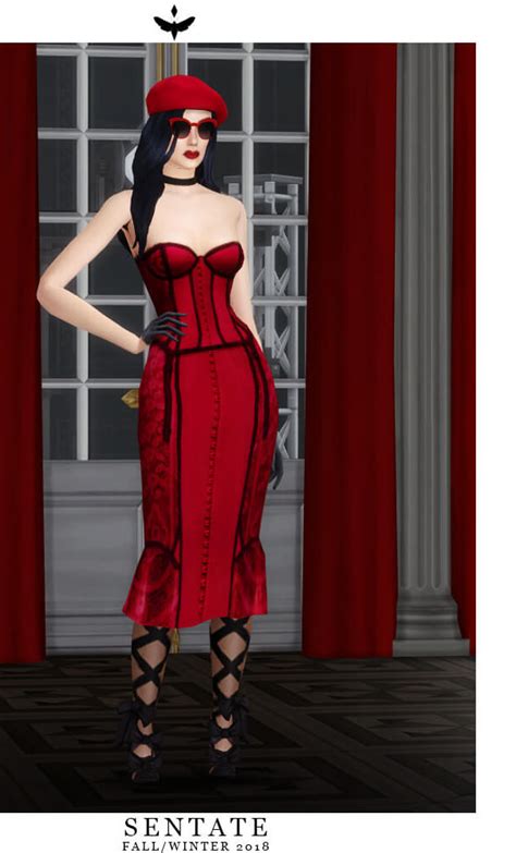 Sims 4 Corset Dress The Sims Book