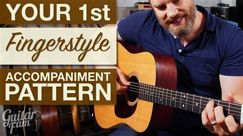 Your First Fingerstyle Guitar Accompaniment Pattern Youtube