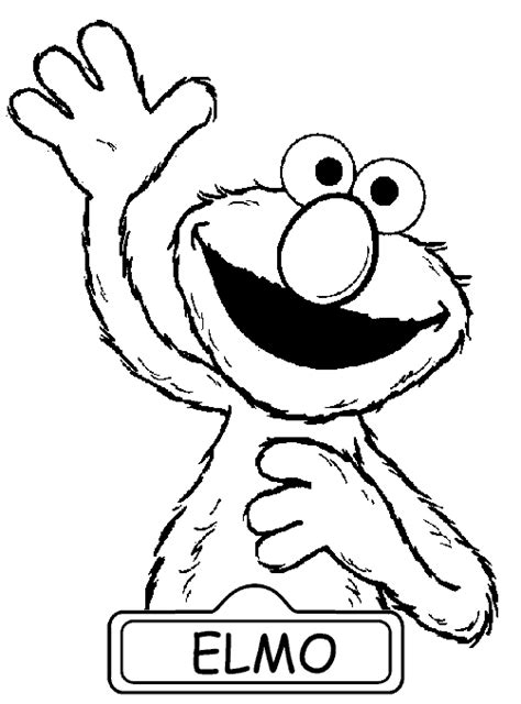 Free Printable Elmo Coloring Pages For Kids