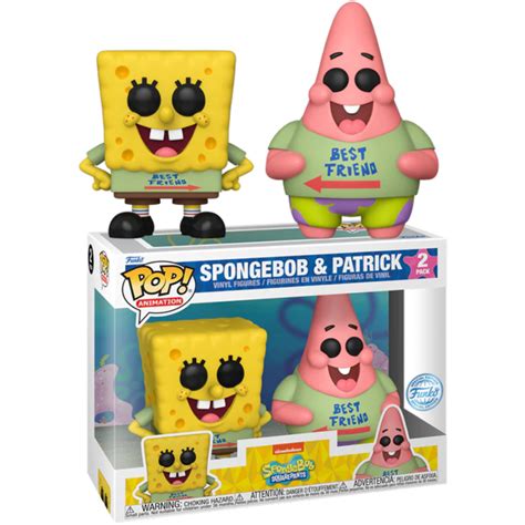 Funko Pop 2 Pack Animation Spongebob Schwammkopf Spongebob And Patrick