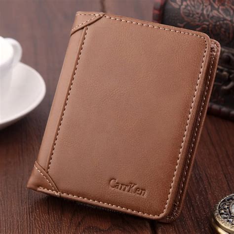 Mens Wallets Luxury Wallet Leisure Mens Slim Leather Mini Wallet