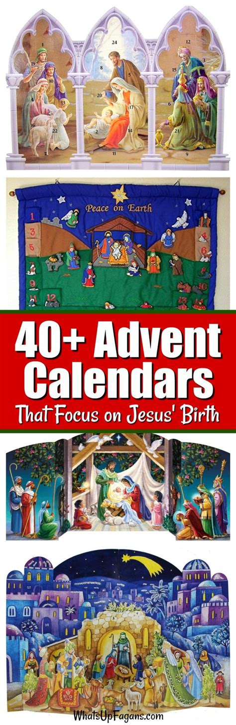 These things take planning and time. 40+ Christian Nativity Advent Calendars Focused on Jesus ...