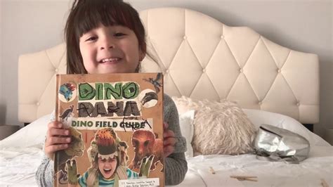 Dino Dana Field Guide Review Alethea Naming All The Dinosaurs From The Book Youtube