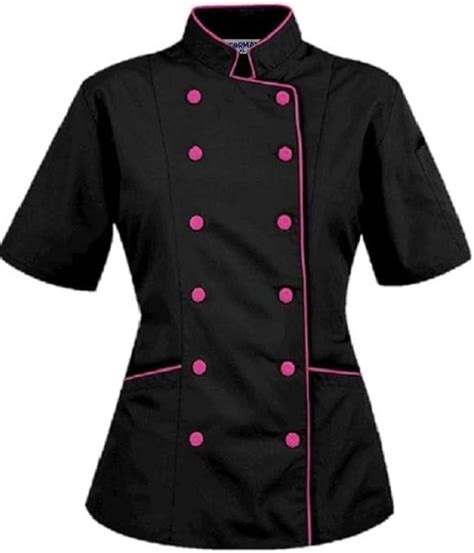 Short Sleeves Womens Ladies Chefs Coat Jackets By Uniformates Amazon