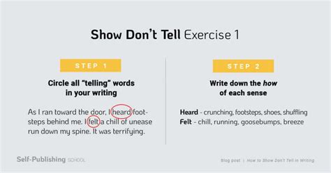 Show Dont Tell How To Show Not Tell In Writing With Examples 2023