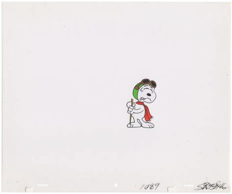 schulz it s the great pumpkin charlie brown rare animation cel snoopy as wwi ace 1966 howard