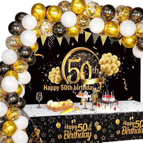 Gold 50th Birthday Balloons Ubicaciondepersonascdmxgobmx