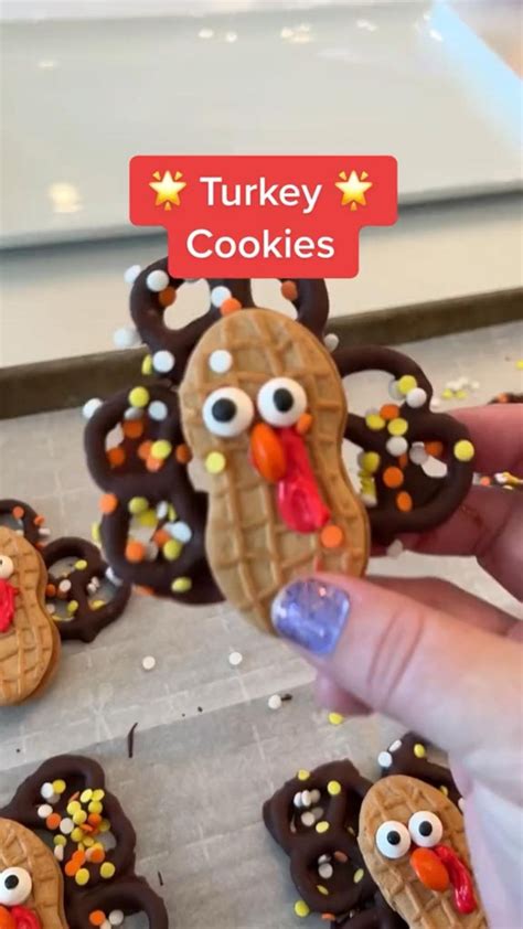 Nutter Butter Turkey Cookies Holiday Treats Thanksgiving