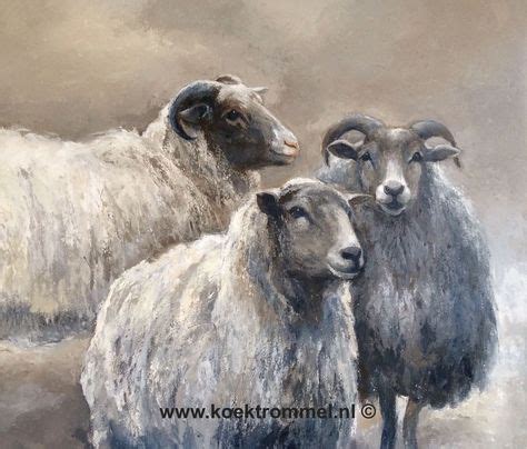 Sorry, het lukte ons niet om deze listing te vertalen naar het nederlands. 3 schapen - Dierlijke schilderijen, Koeien kunst en Koeien ...