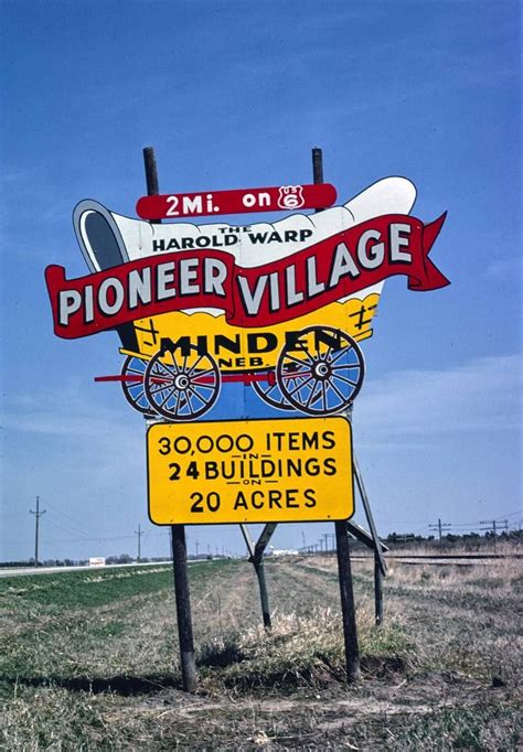 Historic Photo 1980 Harold Warp Pioneer Village Minden Nebraska