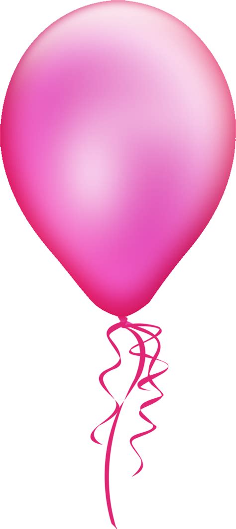 Pink Balloon With Ribbons Drawing Free Image Download