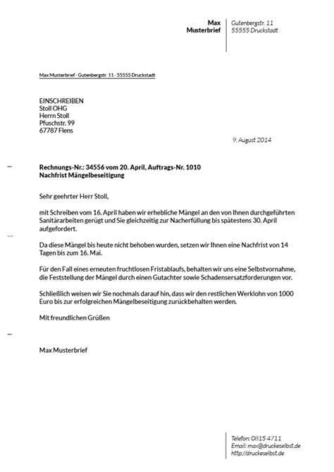 Kommt ein lieferant oder dienstleister bei ausführung eines auftrages in verzug, können dadurch folgekosten entstehen. In Verzug Setzen Lieferung Musterschreiben