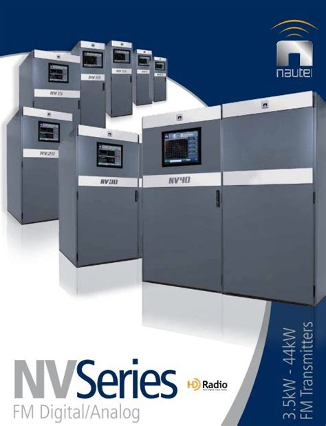 Nautel Nv Series Brochure Innes Corporation