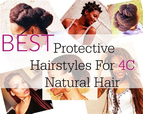 Best Protective Natural Hairstyles For 4c Hair Beautiful