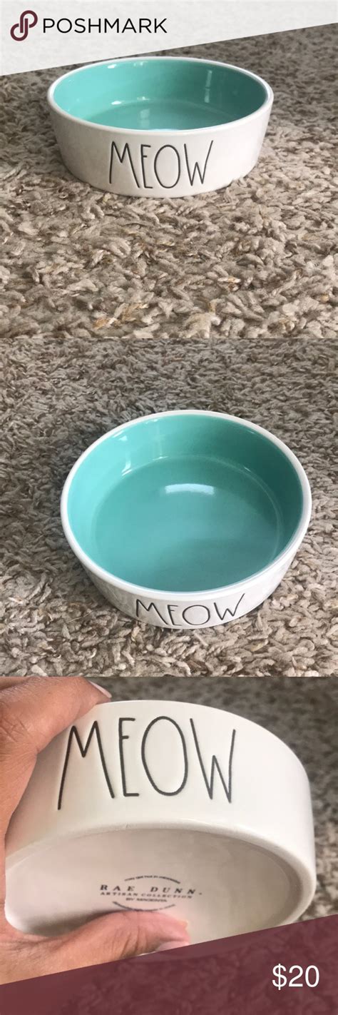 rae dunn meow cat bowl cat bowls bowl dunn