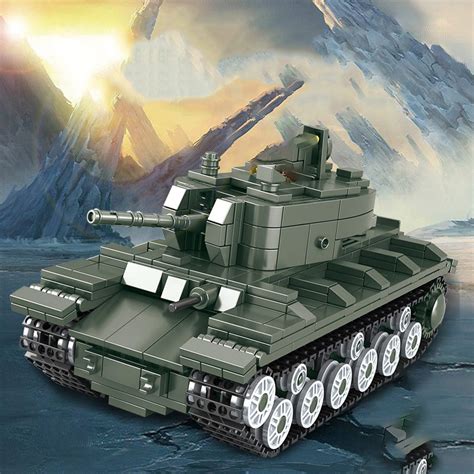 Buy Dshhf Tank Sets Ww2 T34 Model Building Blocks Bricks Kits Army