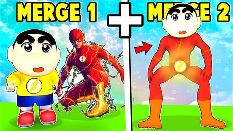 Shinchan And Huper Become Superheroes Flash Hulk Ironman Super