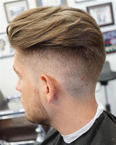 A high fade haircut is when the sides and back are shaved shorter starting closer towards the top of the head. 30 Ultra-Cool High Fade Haircuts for Men | Haarschnitt ...