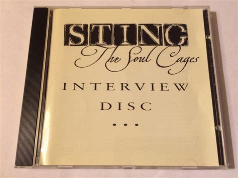Sting The Soul Cages Interview Disc 1991 Cd Discogs