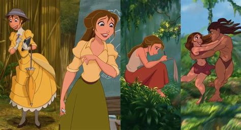 Janes Outfit Transformation To Show Her Love For Tarzan Tarzan De Disney Animación Disney