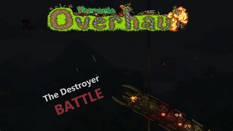 Terraria Overhaul Destroyer Fight Youtube