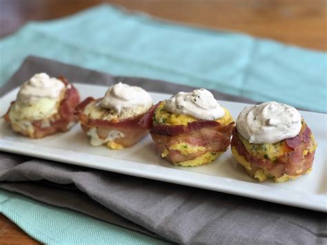 Southwestern Keto Bacon And Egg Cups Keto Breakfast Recipe