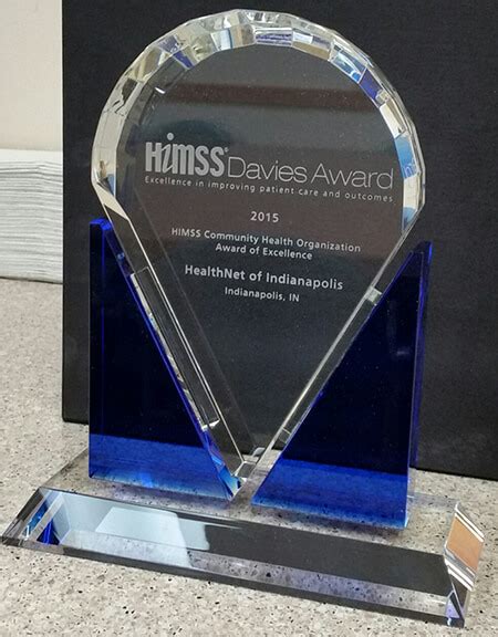 Healthnet Presented Davies Award Of Excellence At National Himss Conference