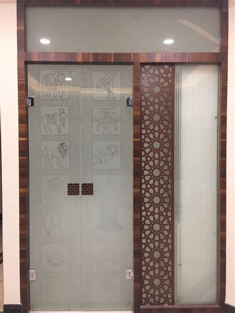 Glass Pooja Room Door Design Photos The Top Reference