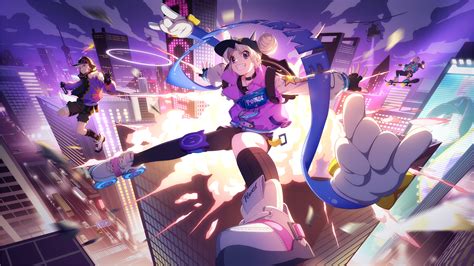 Anime Sneaker Girl Illustration 4k Hd Wallpapers Digital