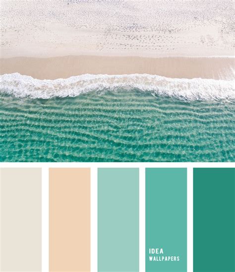 Sand And Green Sea Inspired Color Palette Taupe And Green Color Scheme