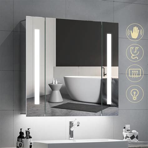 Get set for illuminated bathroom mirror at argos. Quavikey 650 x 600mm LED Illuminated Bathroom Mirror ...