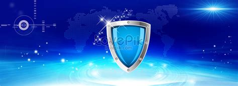 Anti Fraud Network Security Shield Light Effect Poster Download Free