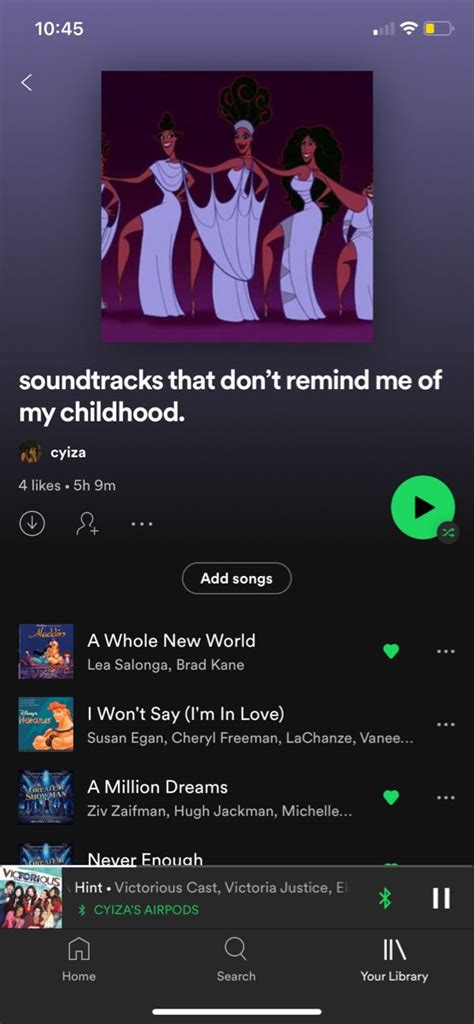 Soundtrack Playlist Spotify Spotify Susan Egan Victorious Cast